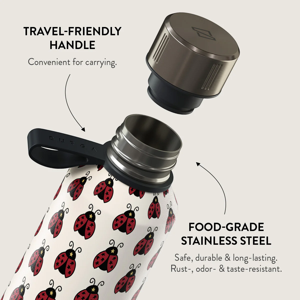 Lady Luck - Water Bottle - Image 4