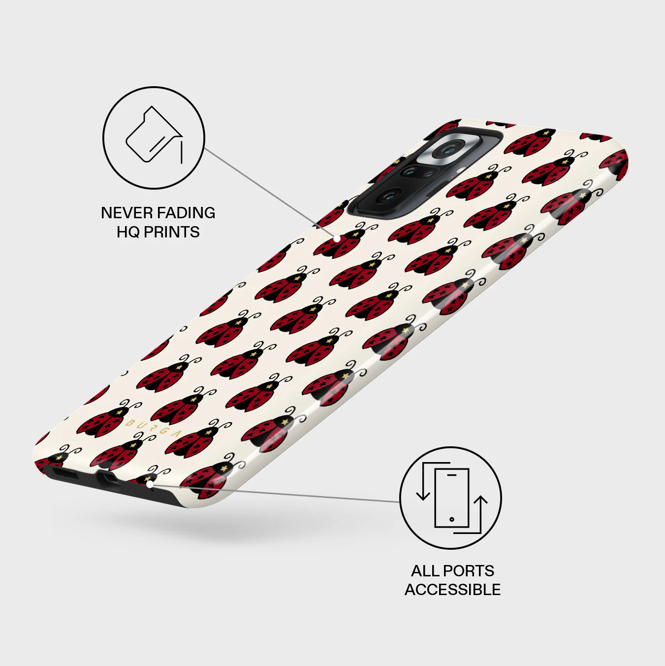 Lady Luck - Xiaomi Redmi Note 10 Pro Case - Image 3