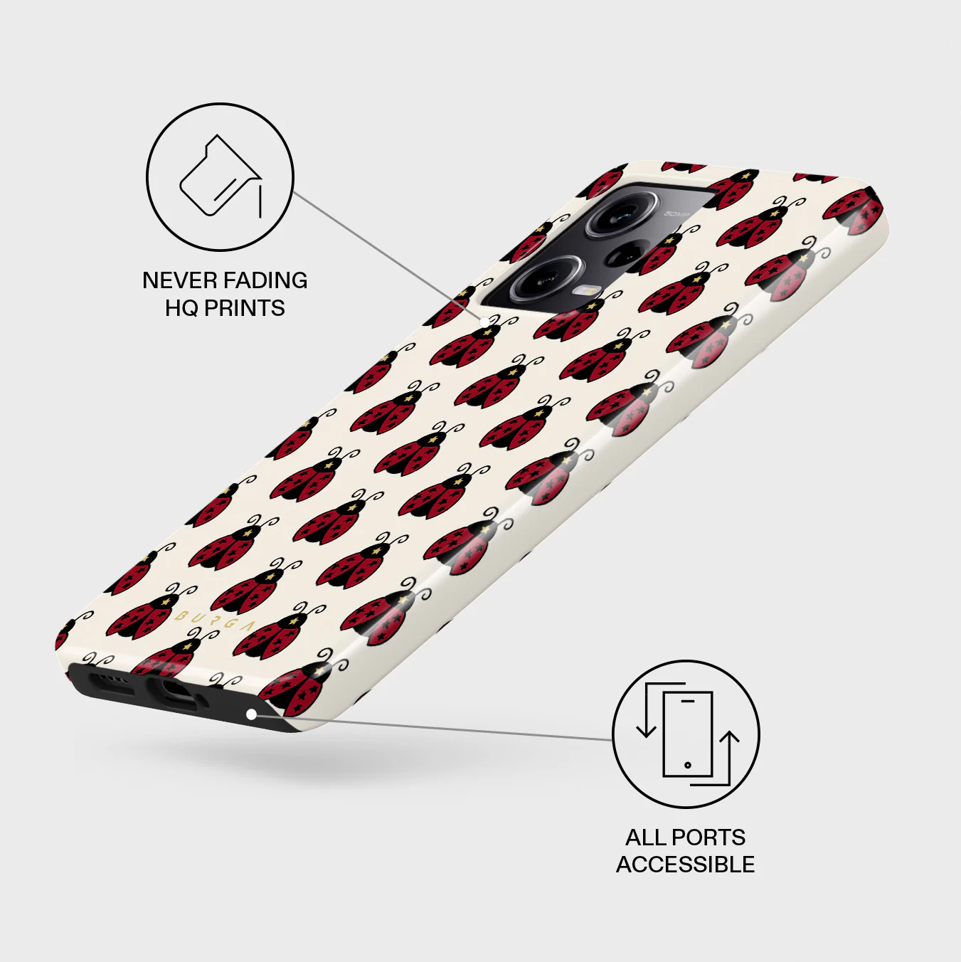 Lady Luck - Xiaomi Redmi Note 12 Pro+ 5G Case - Image 3