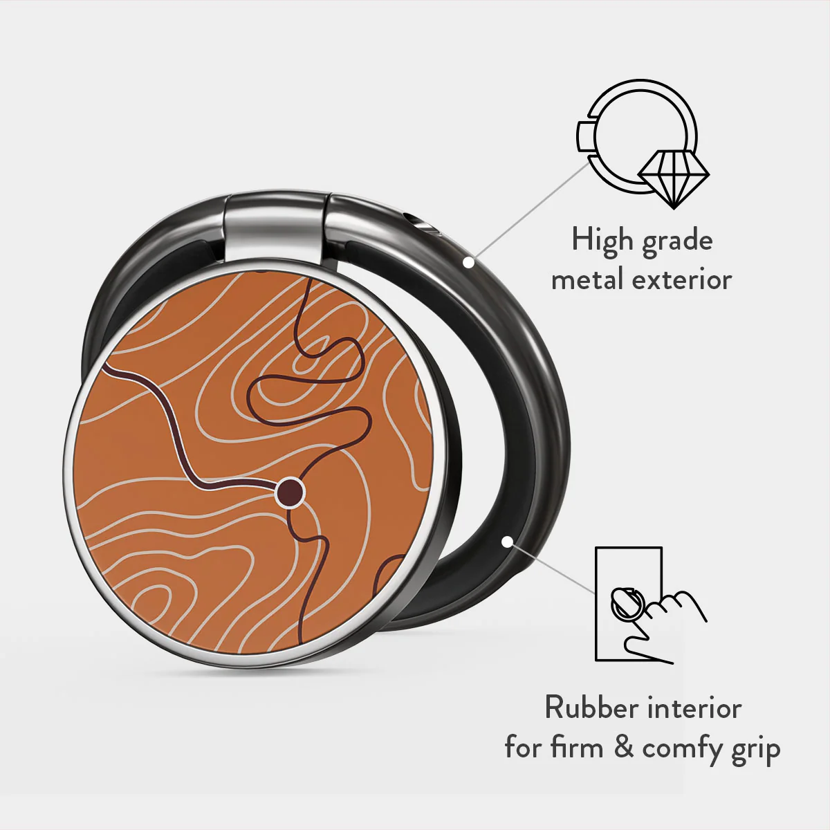 Latitude - Adhesive Ring Holder - Image 2