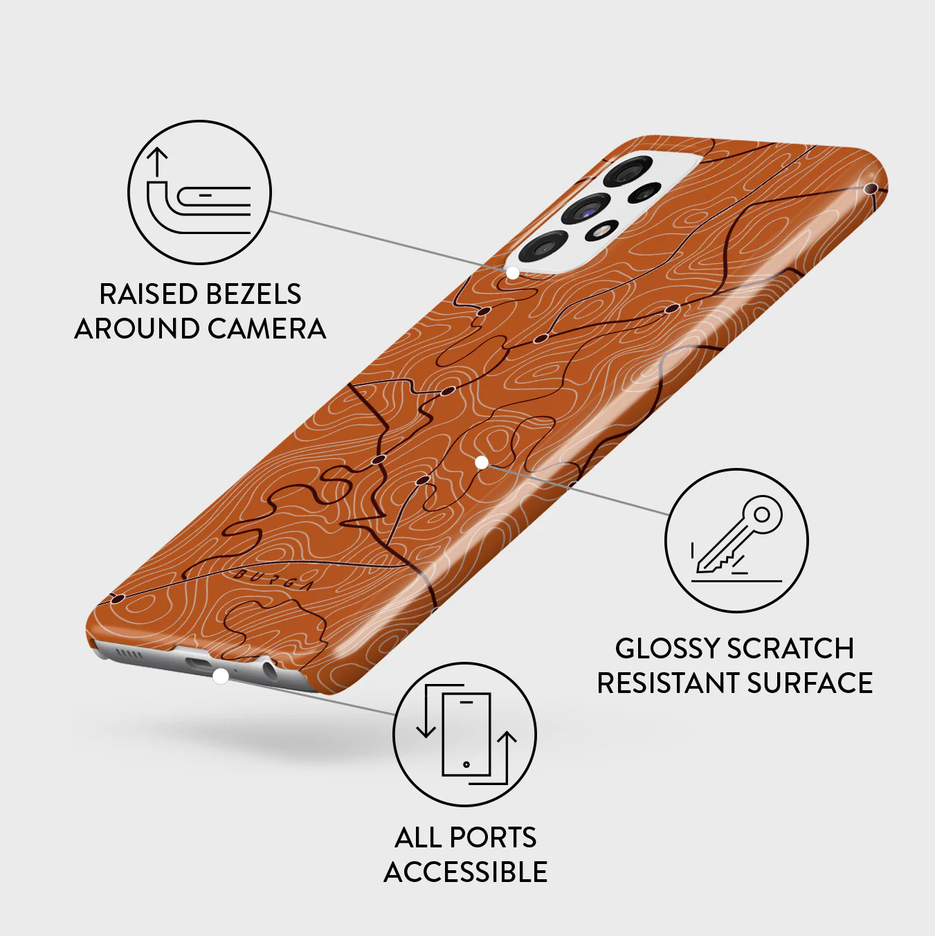 Latitude - Samsung Galaxy A72 4G / 5G Case - Image 3