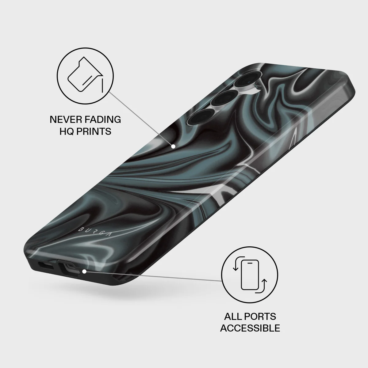 Lightning Strike - Samsung Galaxy S25 FE Case - Image 3