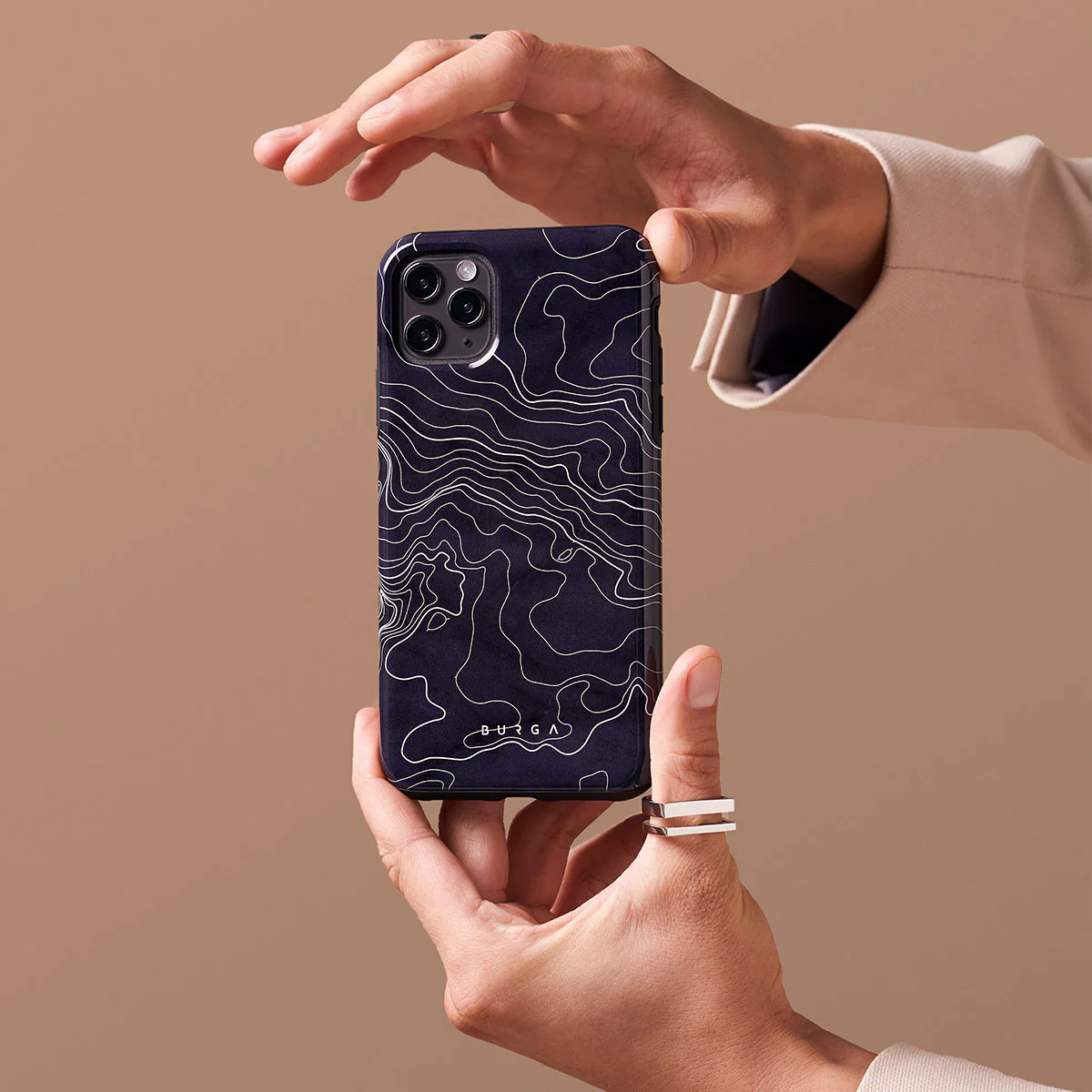 Drifting Shores - Line Art Samsung Galaxy S25 FE Case - Image 7