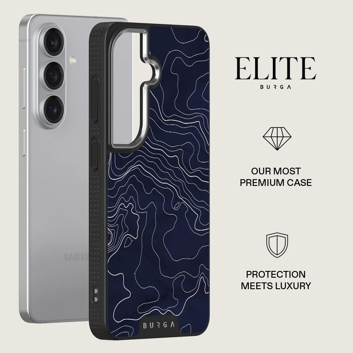Drifting Shores - Line Art Samsung Galaxy S26 Plus Case - Image 20