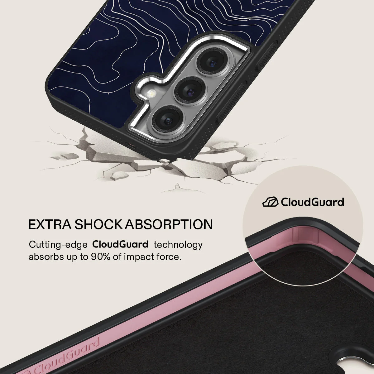 Drifting Shores - Line Art Samsung Galaxy S26 Plus Case - Image 21