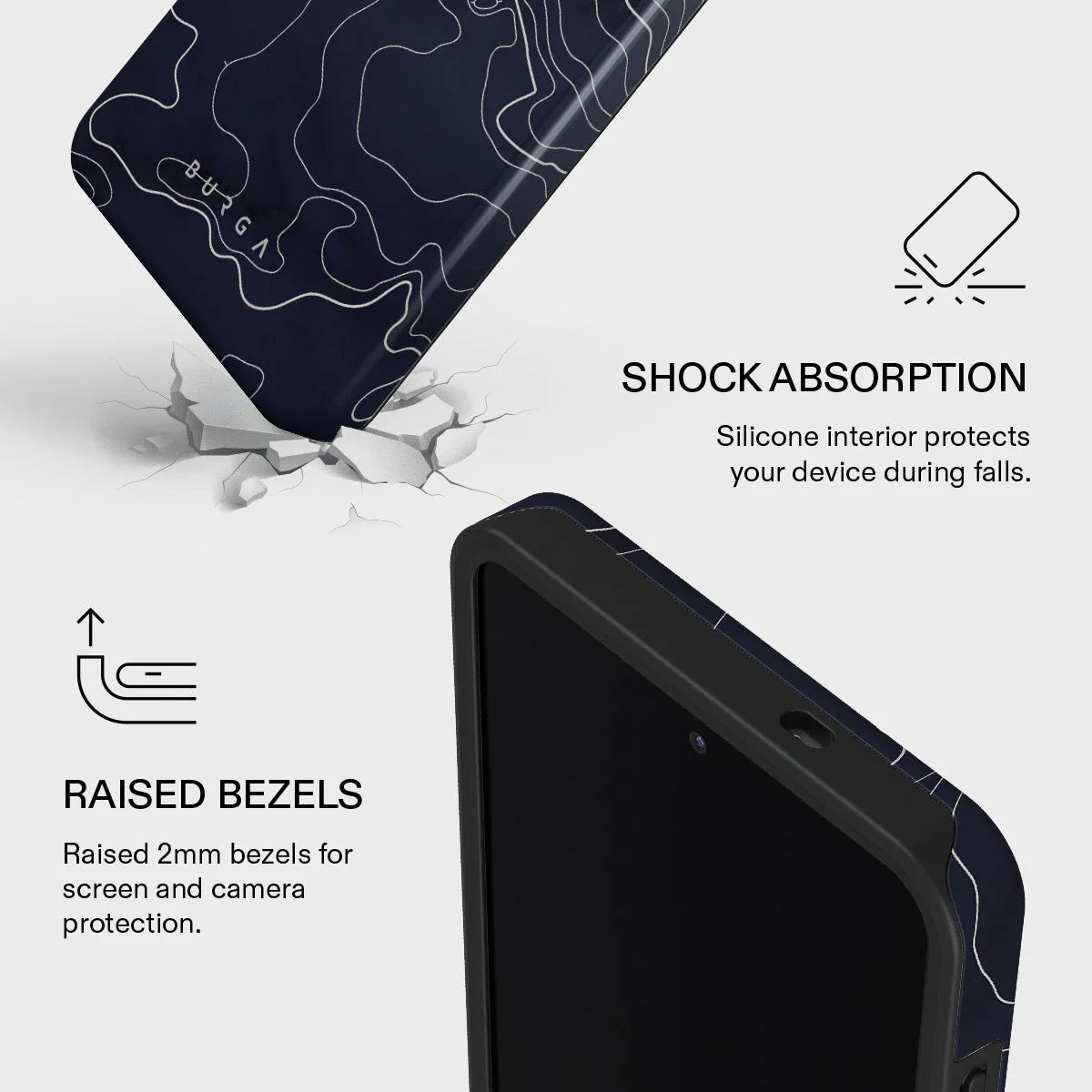 Drifting Shores - Line Art Samsung Galaxy S26 Plus Case - Image 4