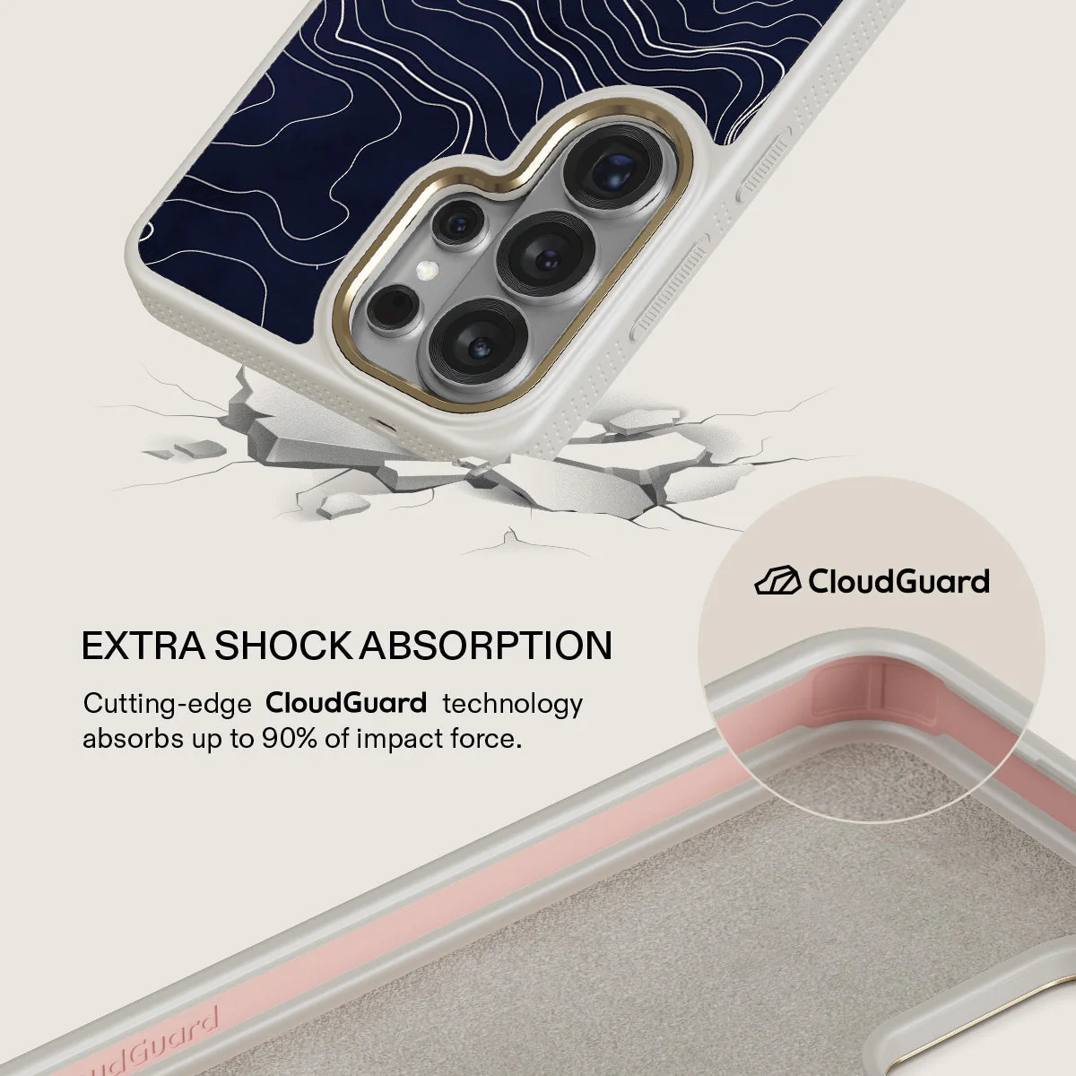 Drifting Shores - Line Art Samsung Galaxy S26 Ultra Case - Image 28
