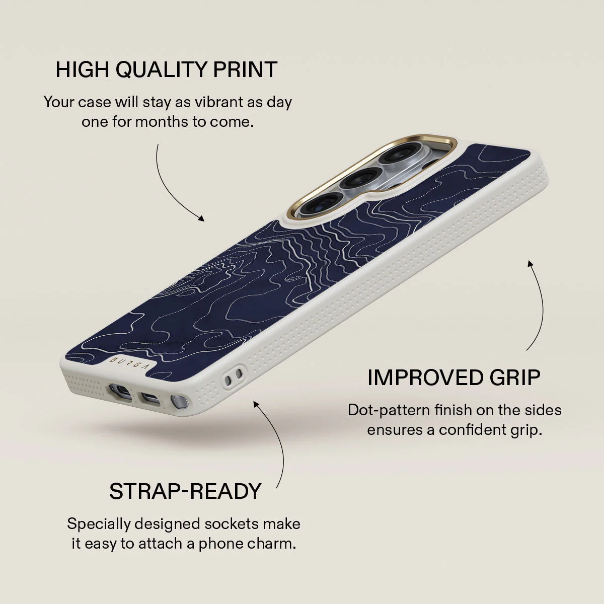 Drifting Shores - Line Art Samsung Galaxy S26 Ultra Case - Image 30