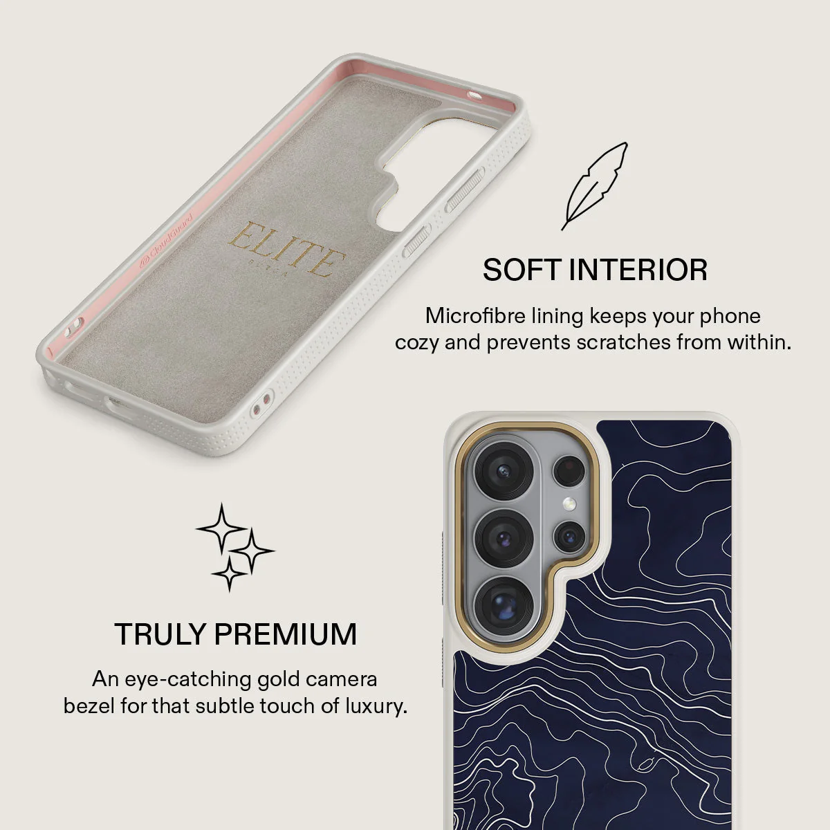 Drifting Shores - Line Art Samsung Galaxy S26 Ultra Case - Image 31