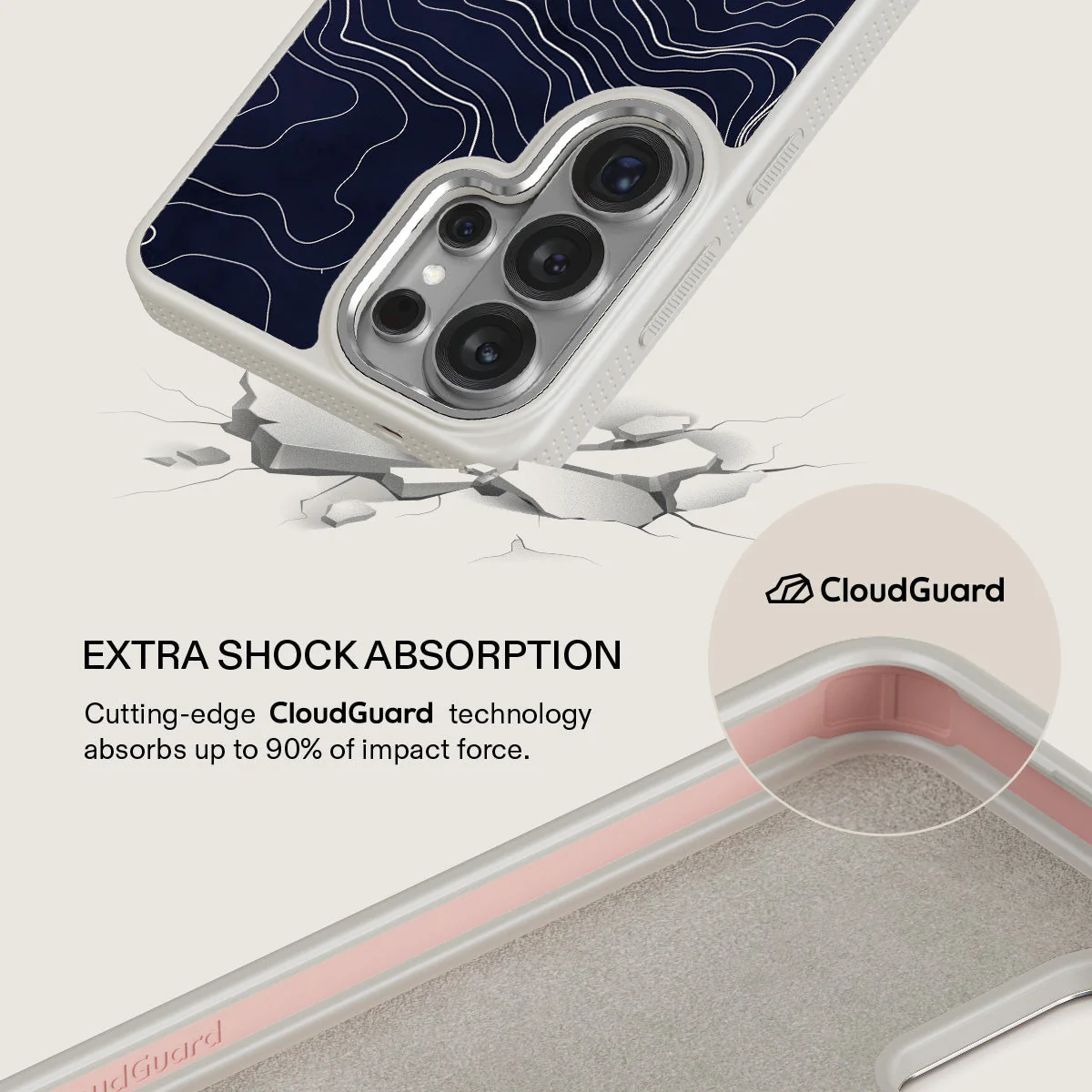 Drifting Shores - Line Art Samsung Galaxy S26 Ultra Case - Image 35