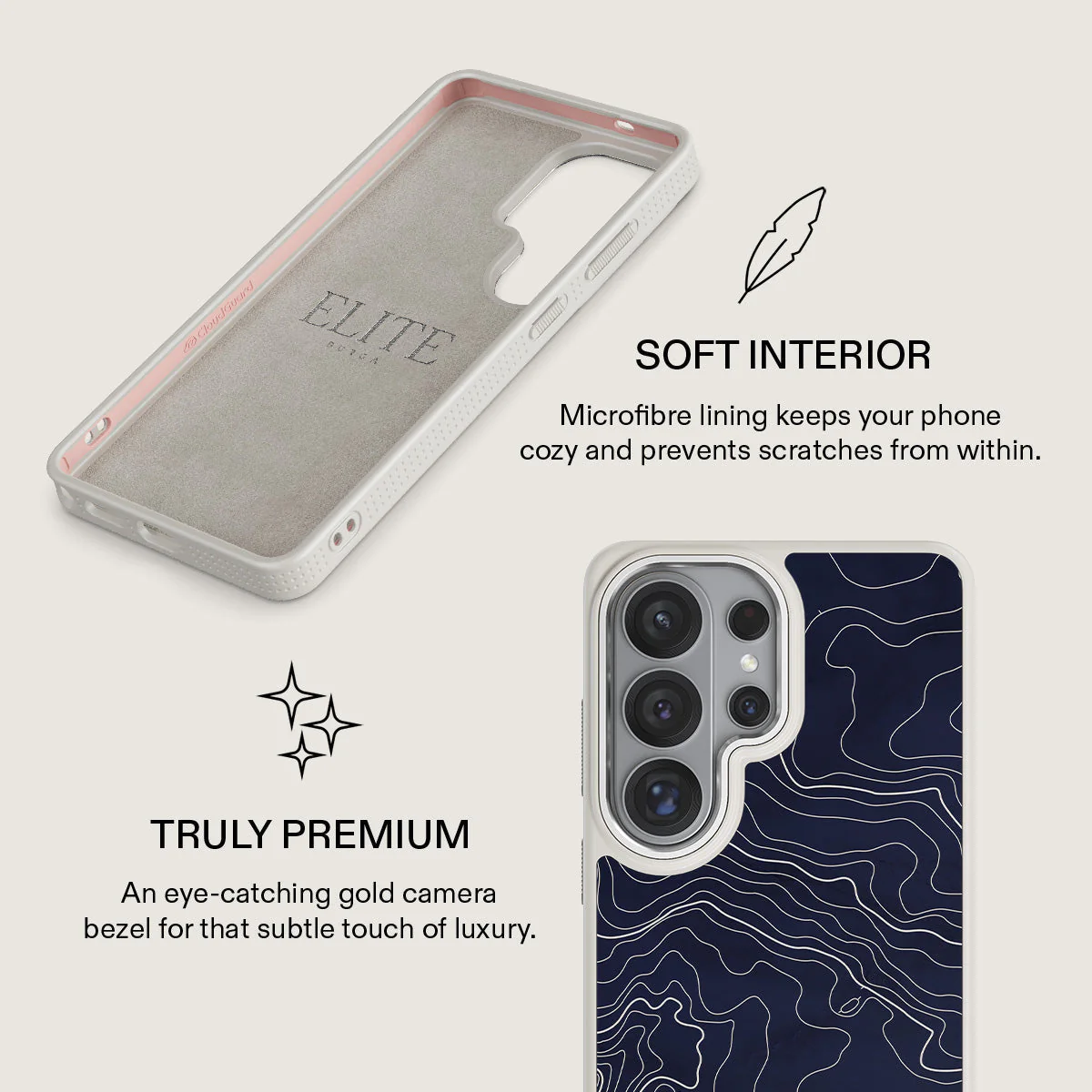 Drifting Shores - Line Art Samsung Galaxy S26 Ultra Case - Image 38
