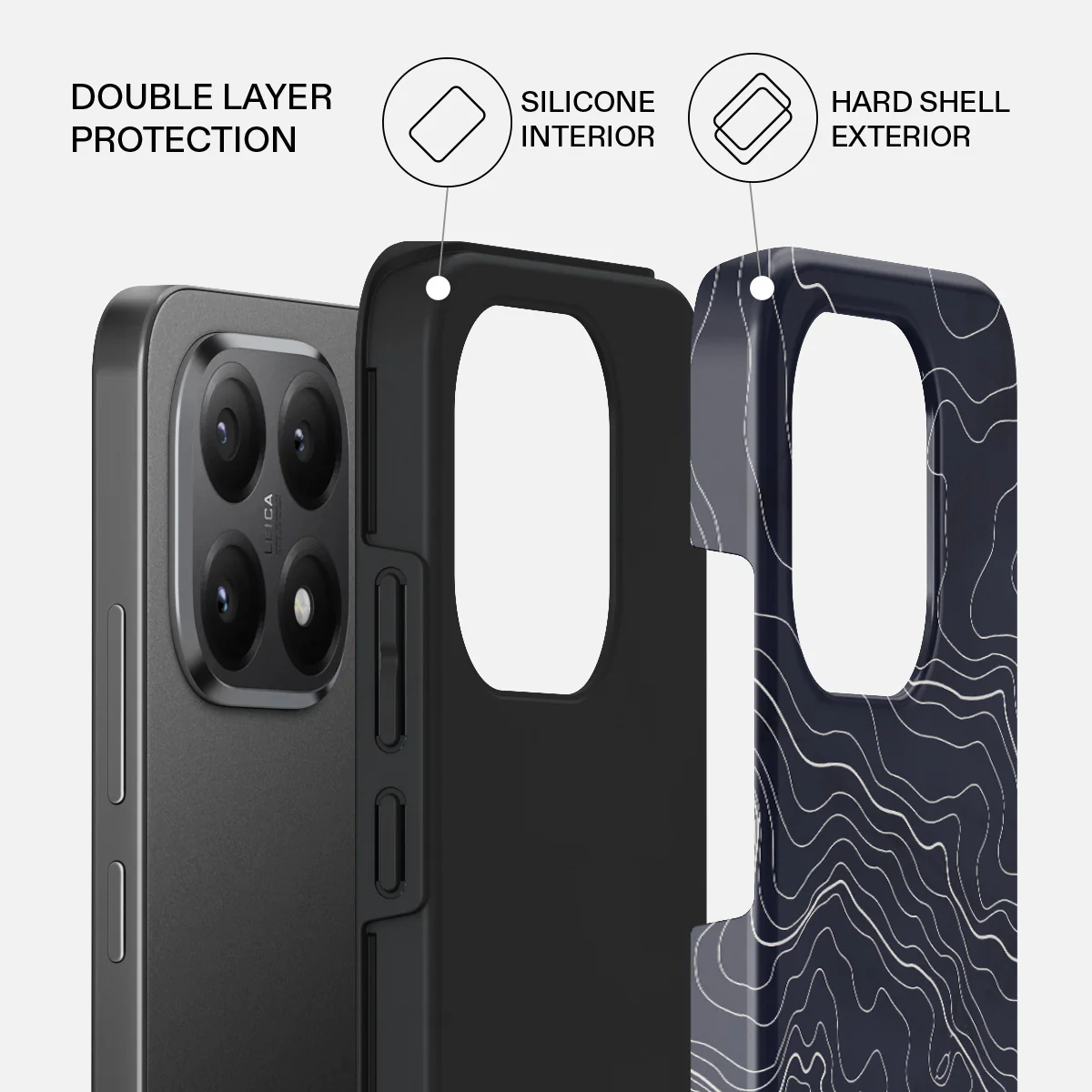 Drifting Shores - Line Art Xiaomi 15T Case - Image 2