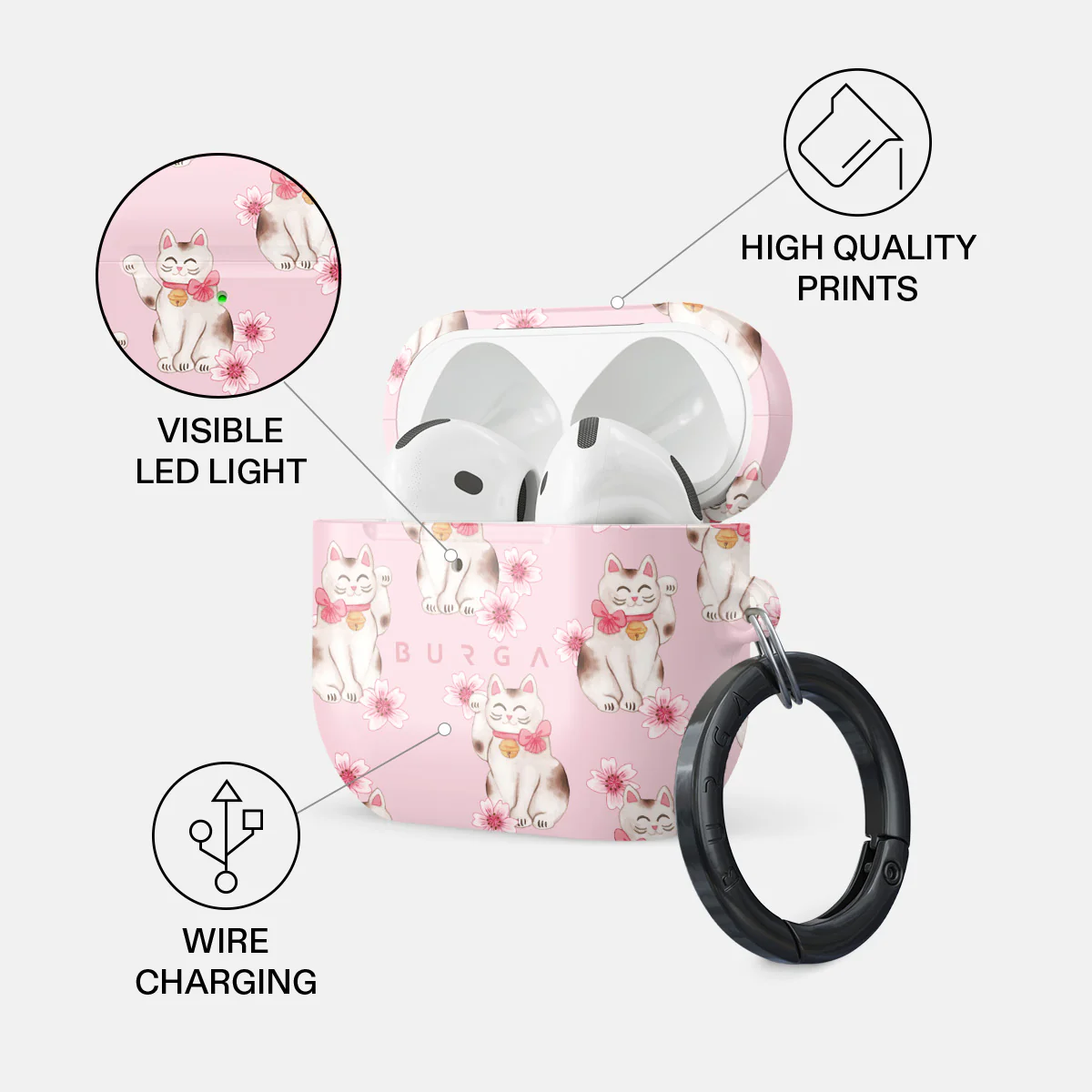 Maneki Neko - AirPods 4 Case - Image 3