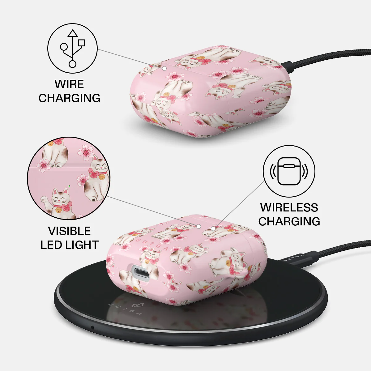 Maneki Neko - AirPods Case - Image 3