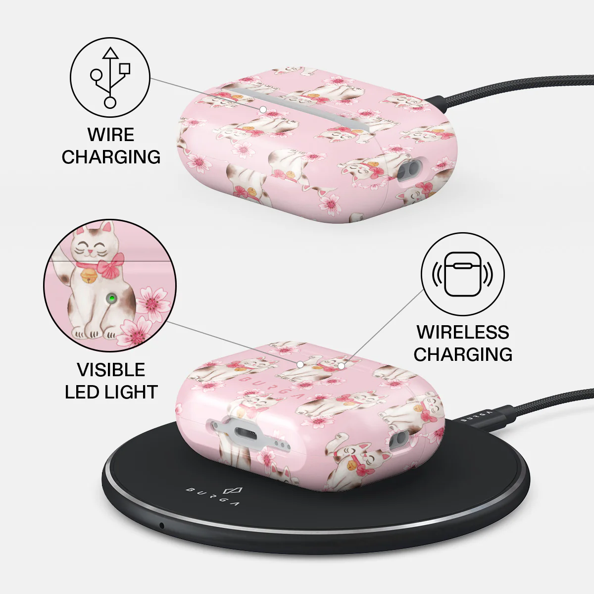 Maneki Neko - AirPods Pro 3 Case - Image 3