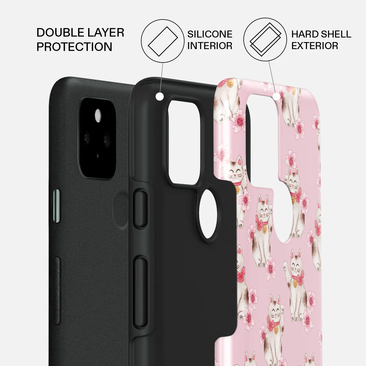 Maneki Neko - Google Pixel 5 Case - Image 2