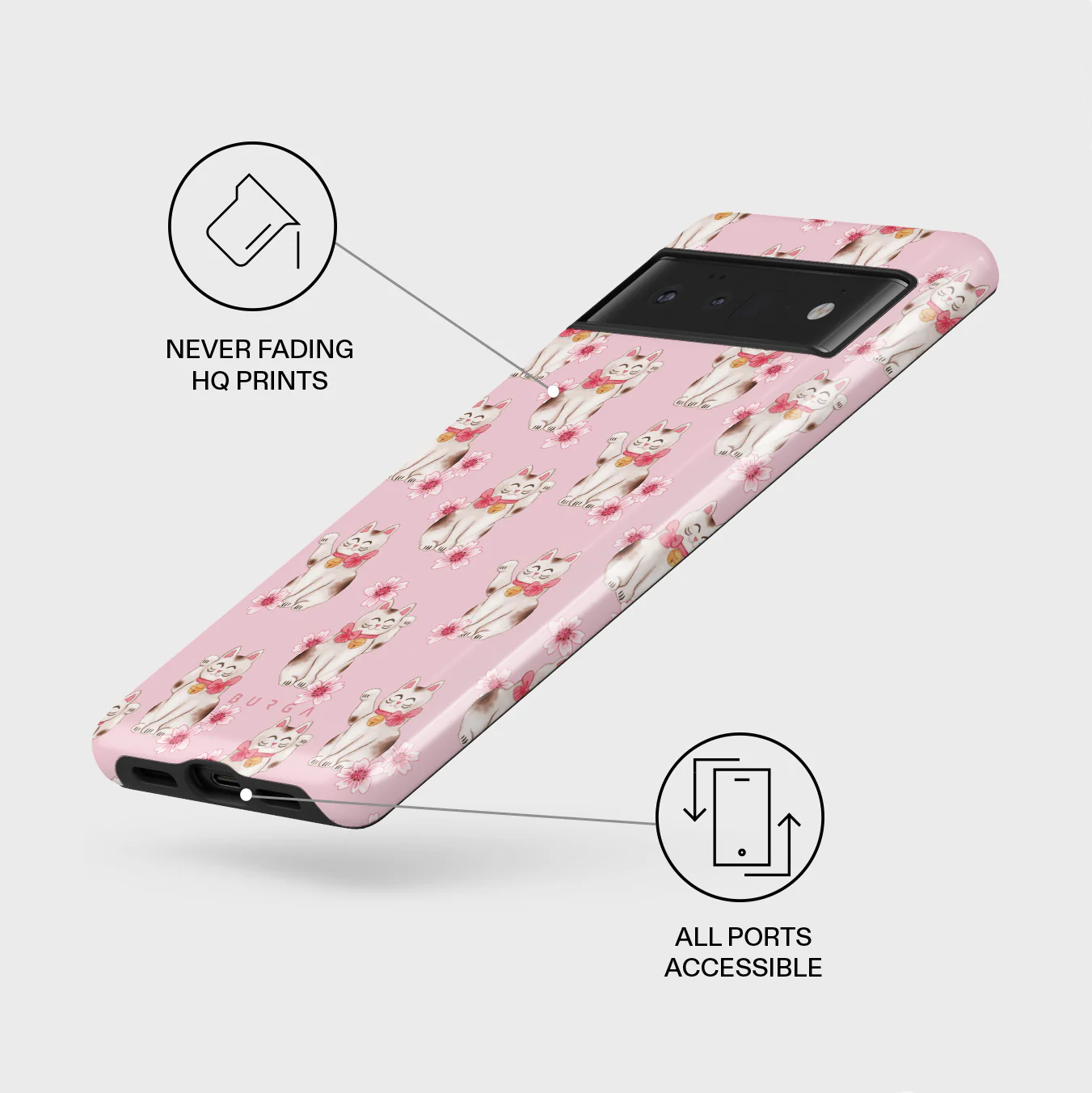 Maneki Neko - Google Pixel 6 Pro Case - Image 3
