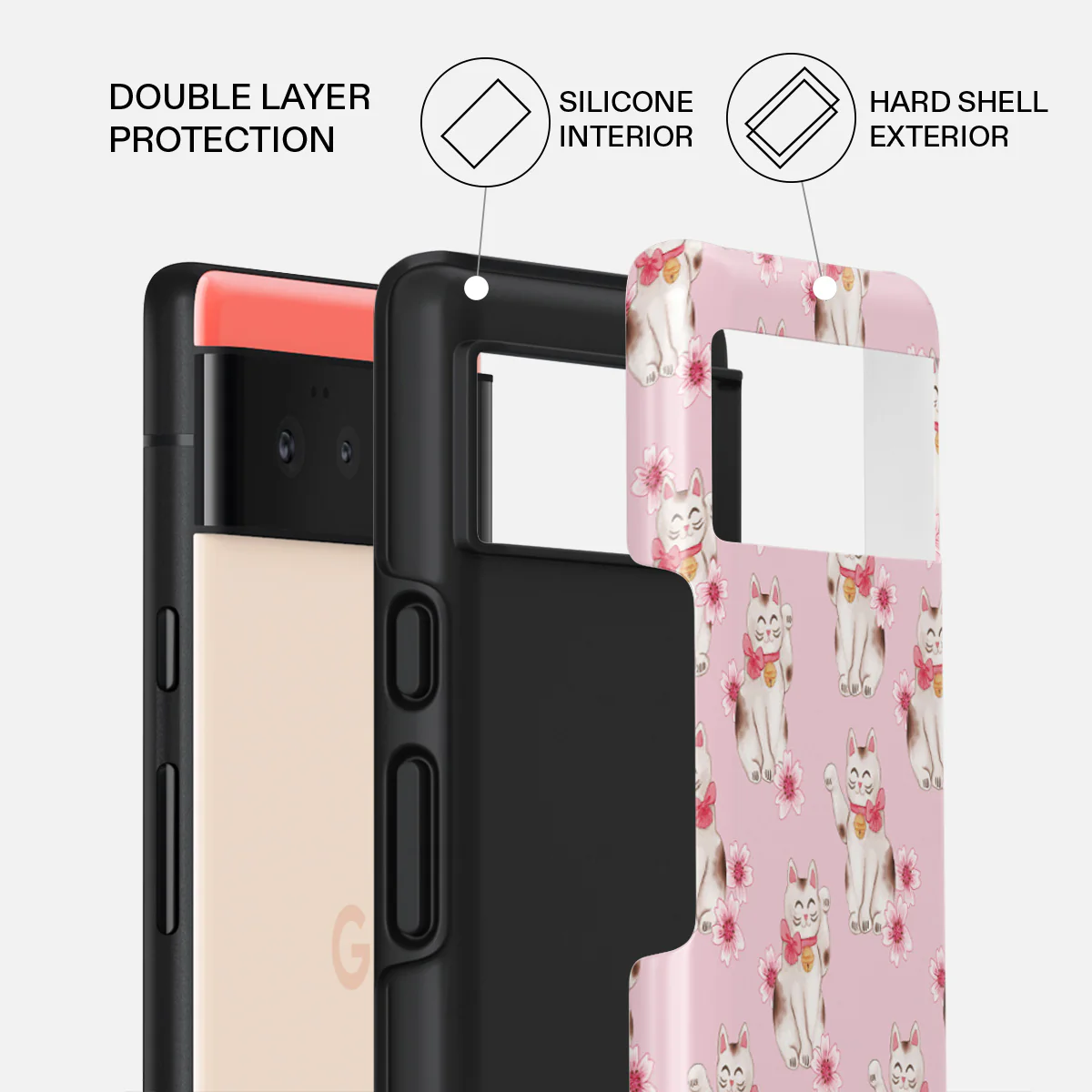 Maneki Neko - Google Pixel 6a Case - Image 2