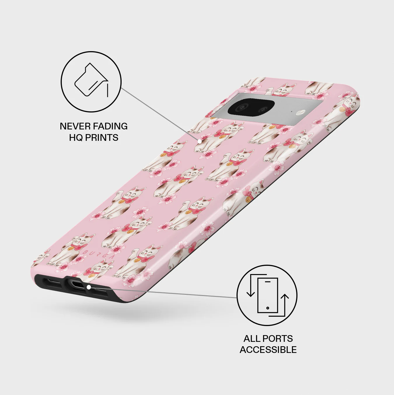 Maneki Neko - Google Pixel 7 Case - Image 3