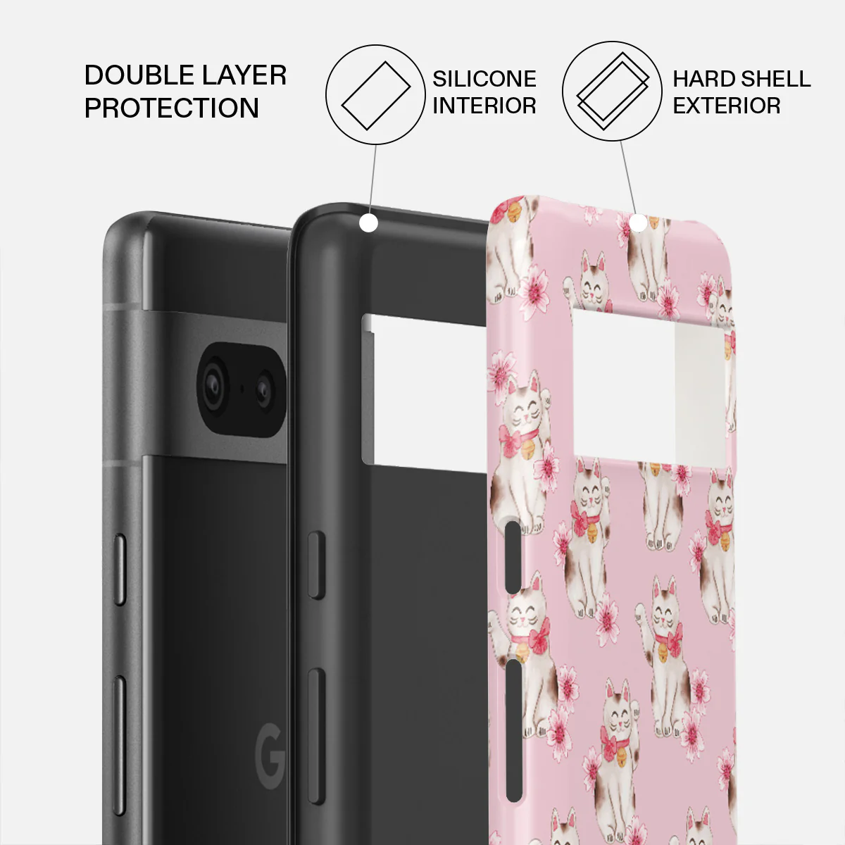Maneki Neko - Google Pixel 7a Case - Image 2