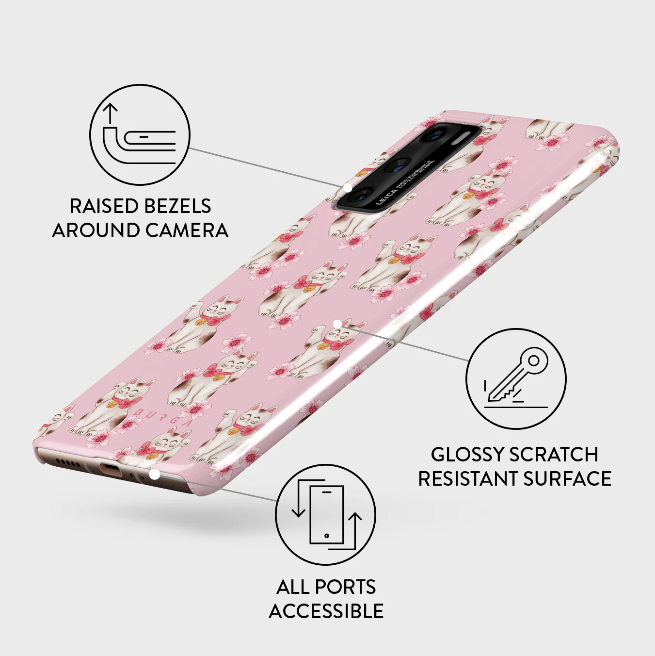 Maneki Neko - Huawei P40 Case - Image 3