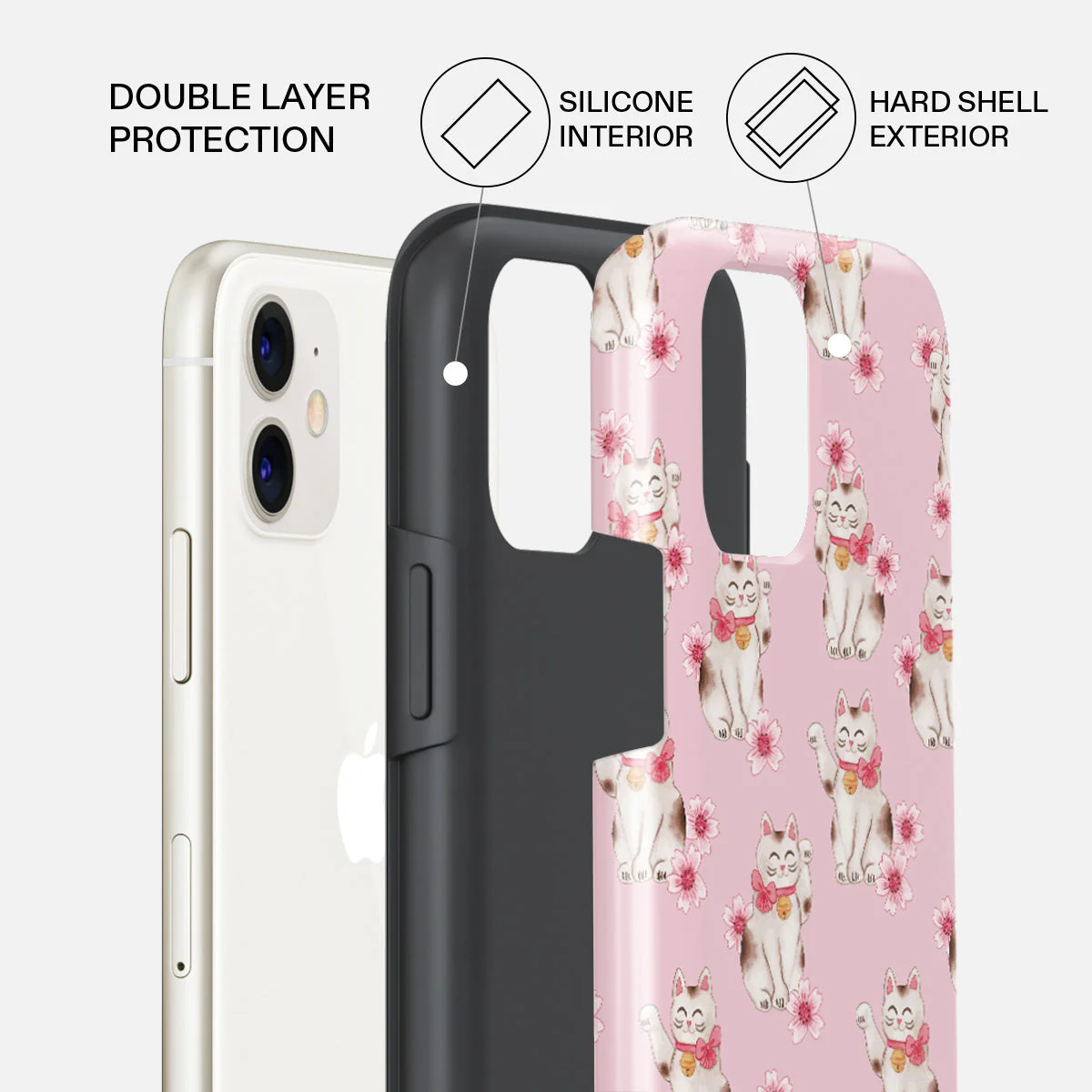 Maneki Neko - iPhone 11 Case - Image 2