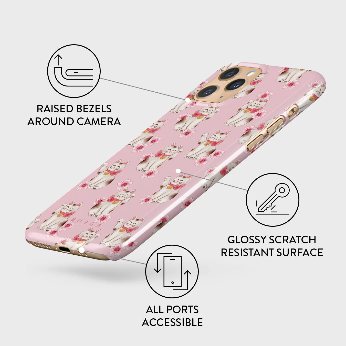 Maneki Neko - iPhone 11 Pro Max Case - Image 3