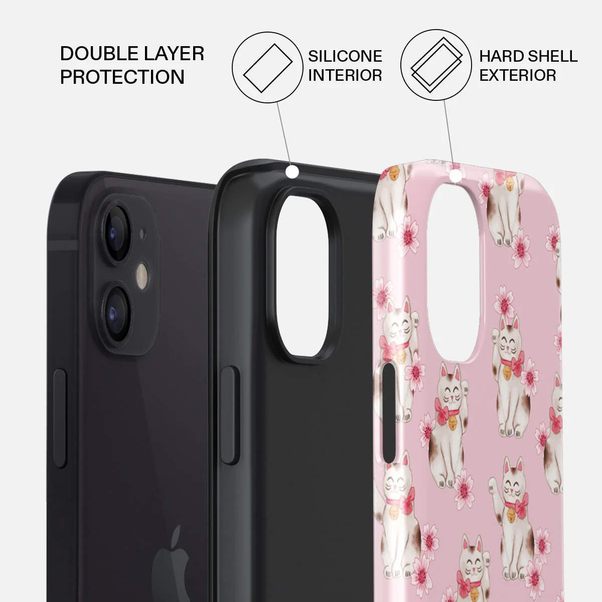 Maneki Neko - iPhone 12 Case - Image 2