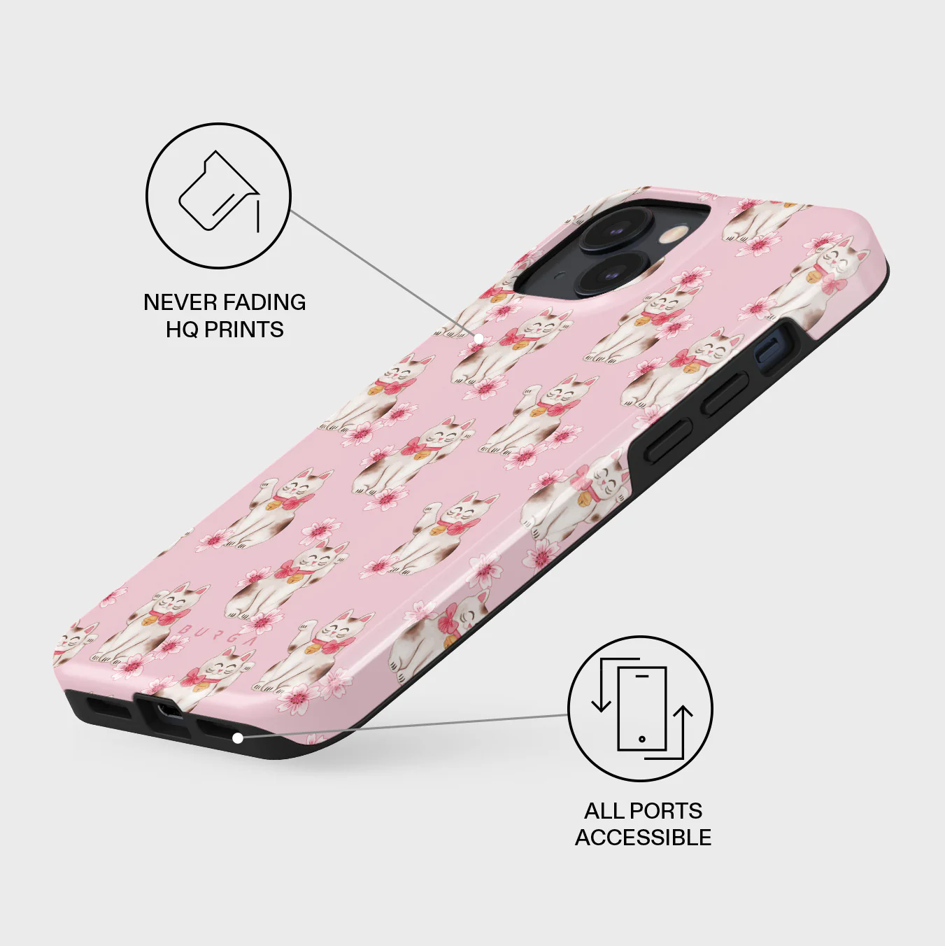 Maneki Neko - iPhone 13 Mini Case - Image 3