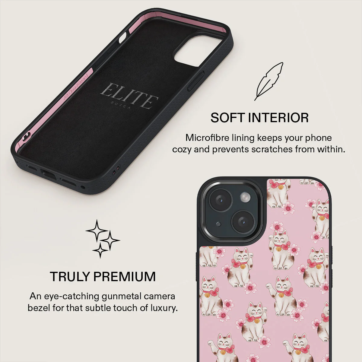 Maneki Neko - iPhone 15 Plus Case - Image 17