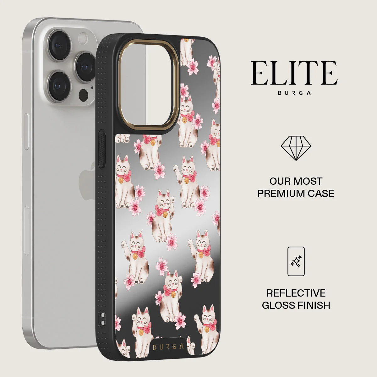 Maneki Neko - iPhone 15 Pro Case - Image 27
