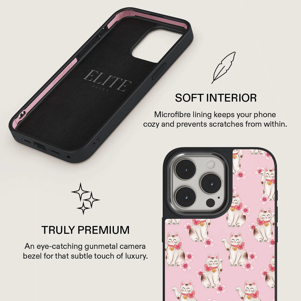 Maneki Neko - iPhone 15 Pro Max Case - Image 17