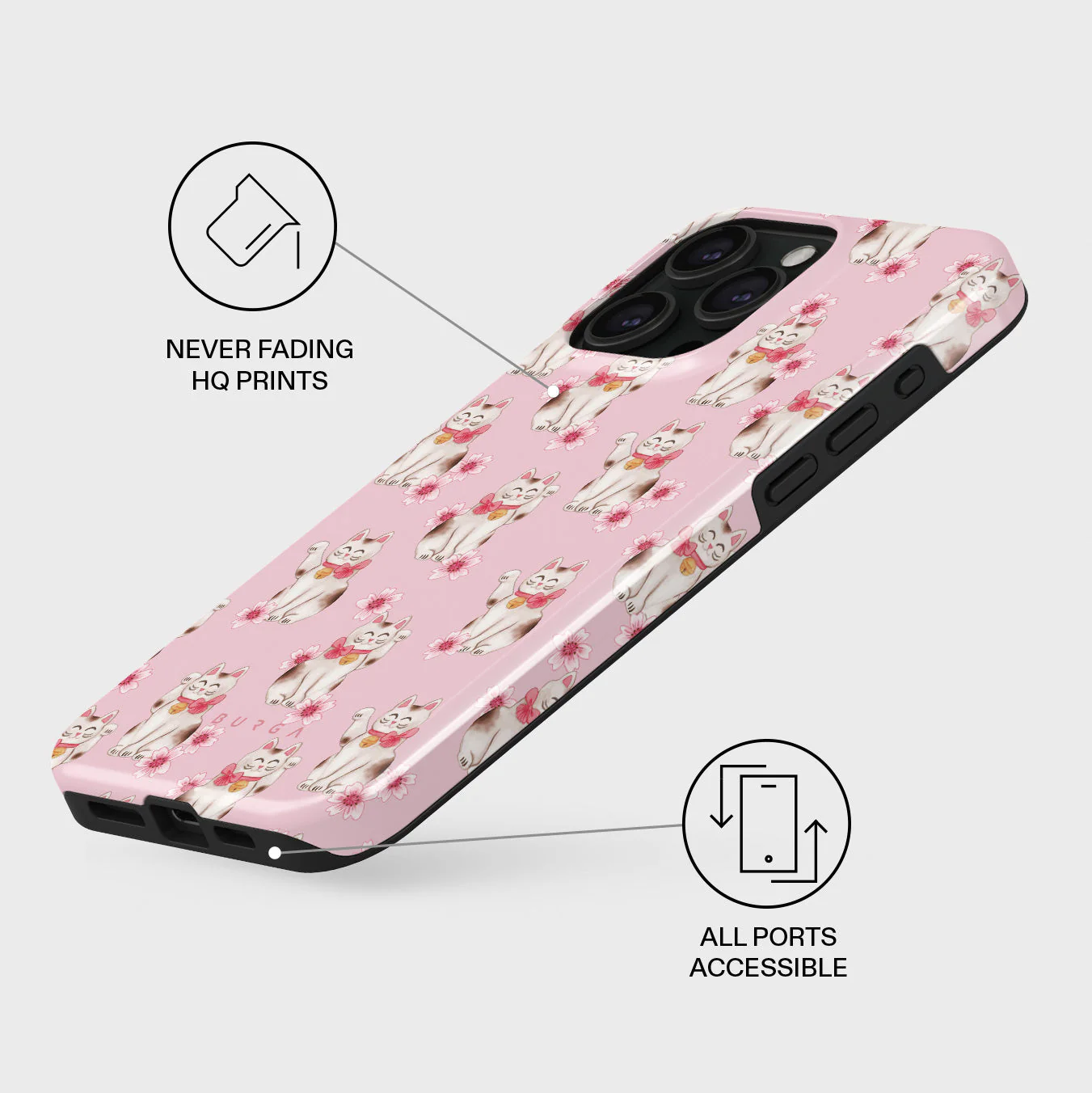Maneki Neko - iPhone 15 Pro Max Case - Image 3