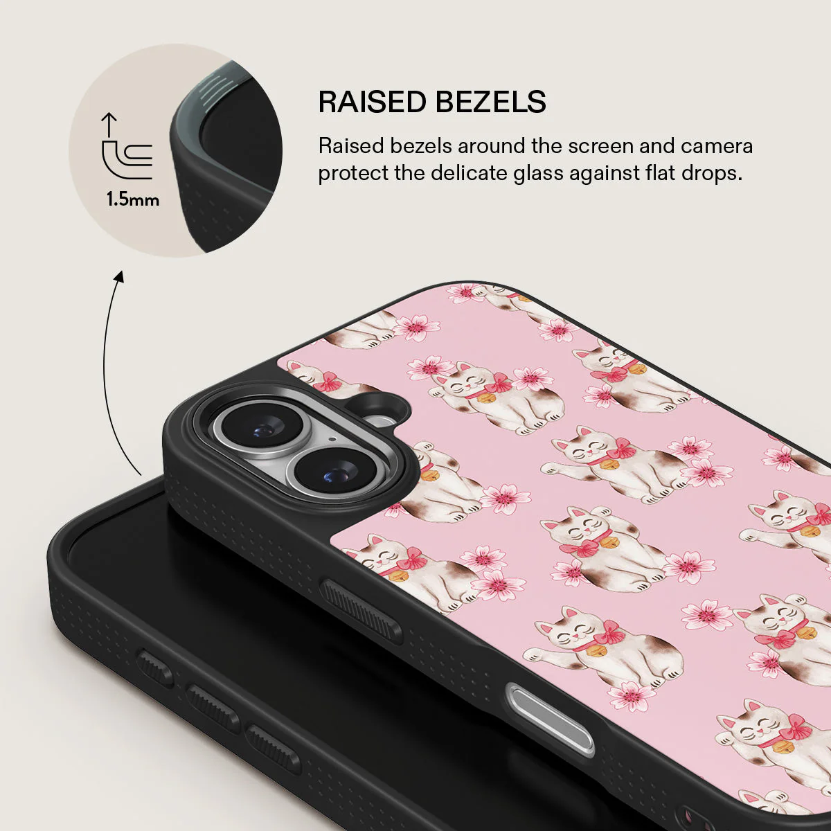 Maneki Neko - iPhone 16 Plus Case - Image 16