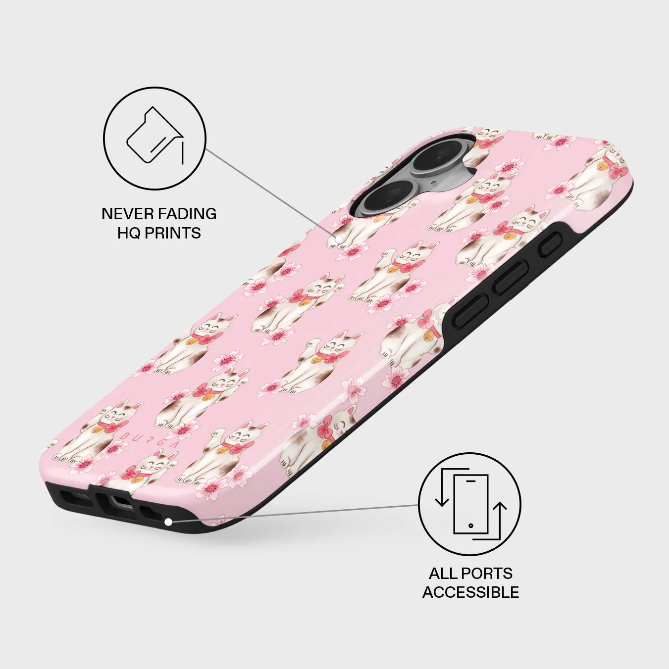 Maneki Neko - iPhone 16 Plus Case - Image 3
