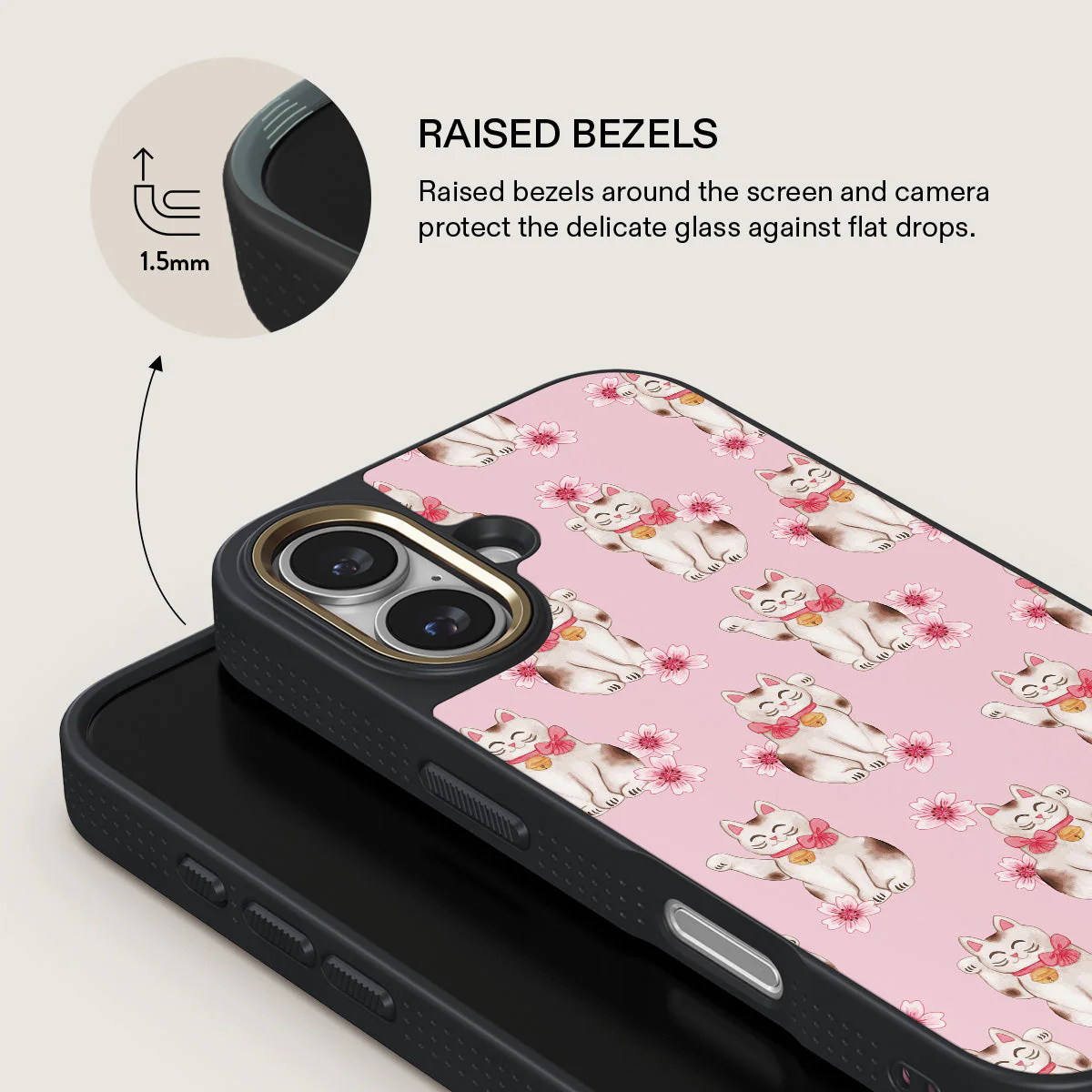 Maneki Neko - iPhone 16 Plus Case - Image 9