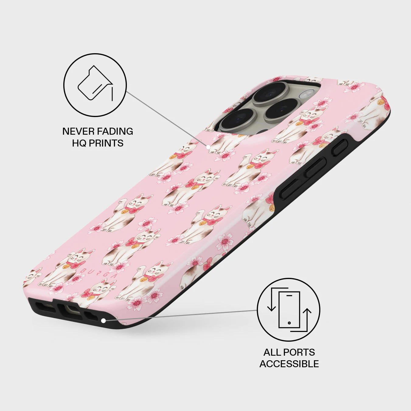 Maneki Neko - iPhone 16 Pro Case - Image 3
