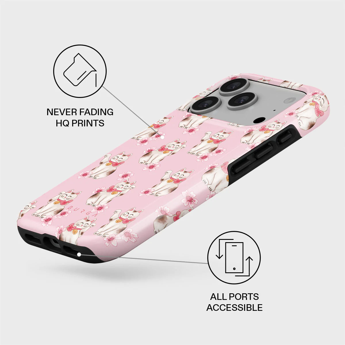 Maneki Neko - iPhone 17 Pro Case - Image 3