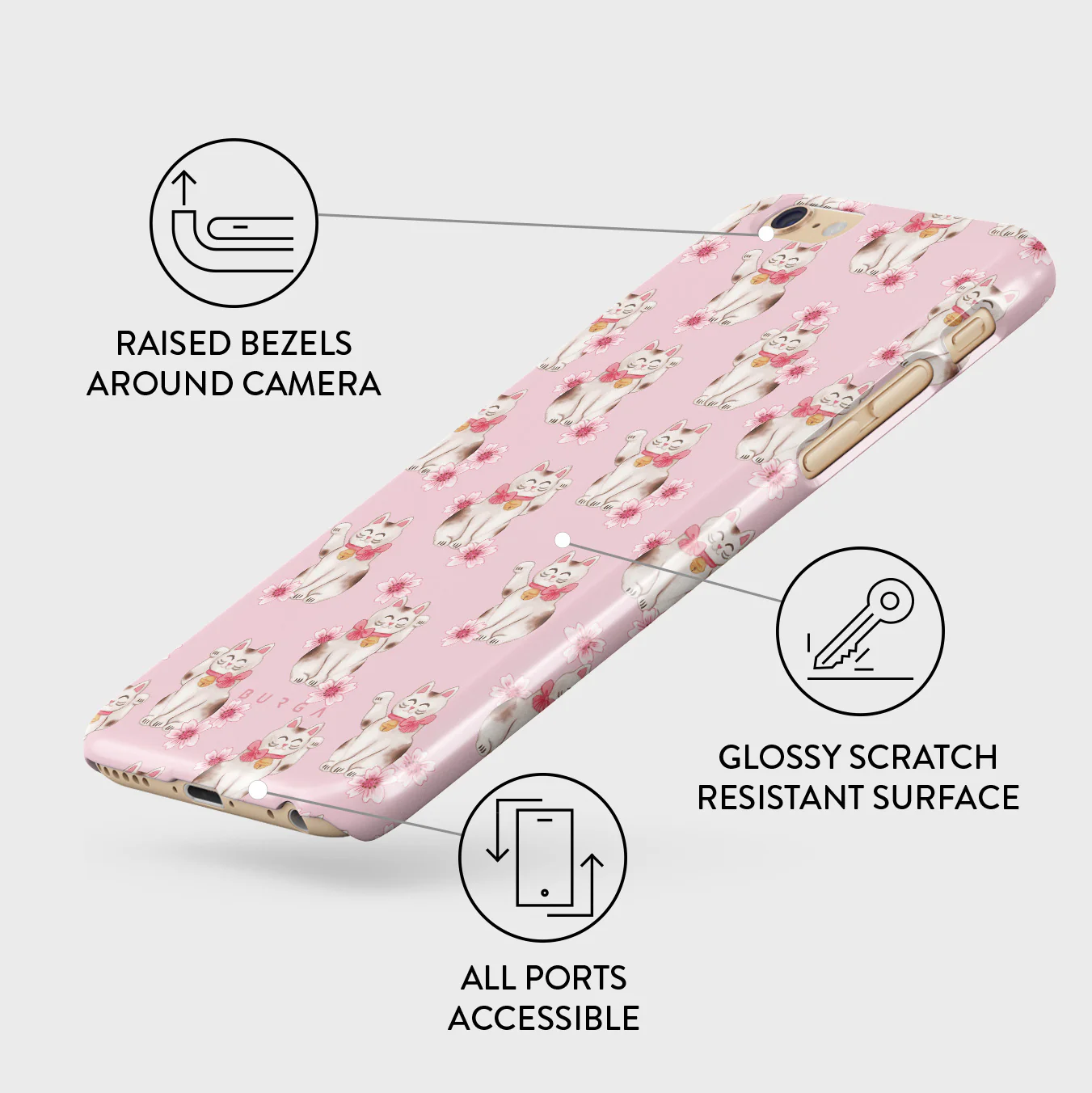 Maneki Neko - iPhone 6 / 6S Case - Image 3