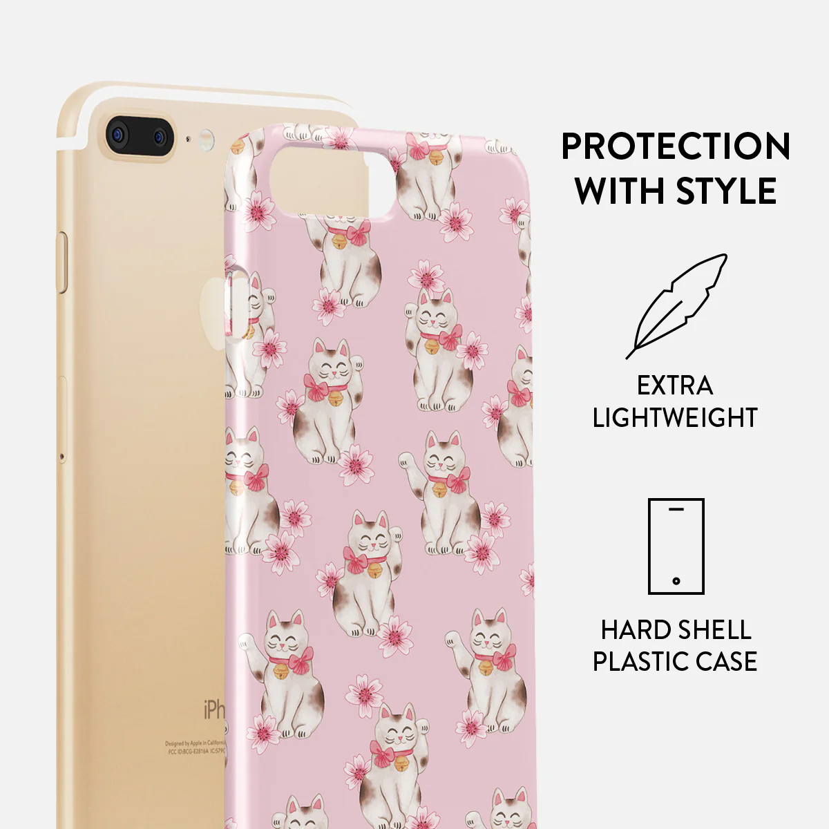 Maneki Neko - iPhone 7 Plus / 8 Plus Case - Image 2