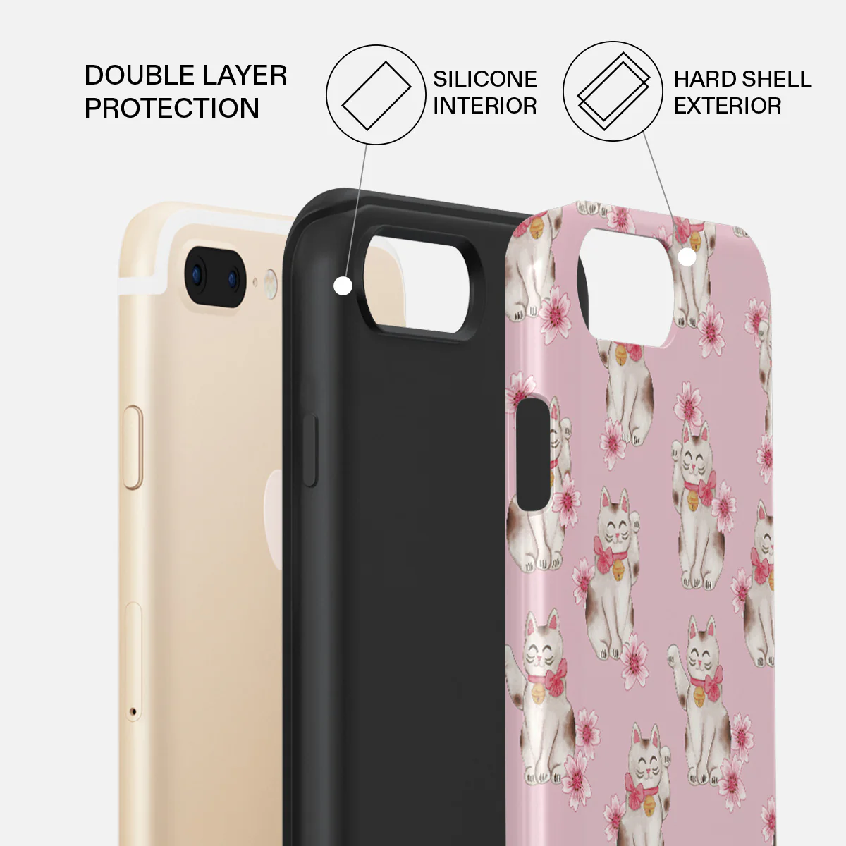Maneki Neko - iPhone 7 Plus / 8 Plus Case - Image 6
