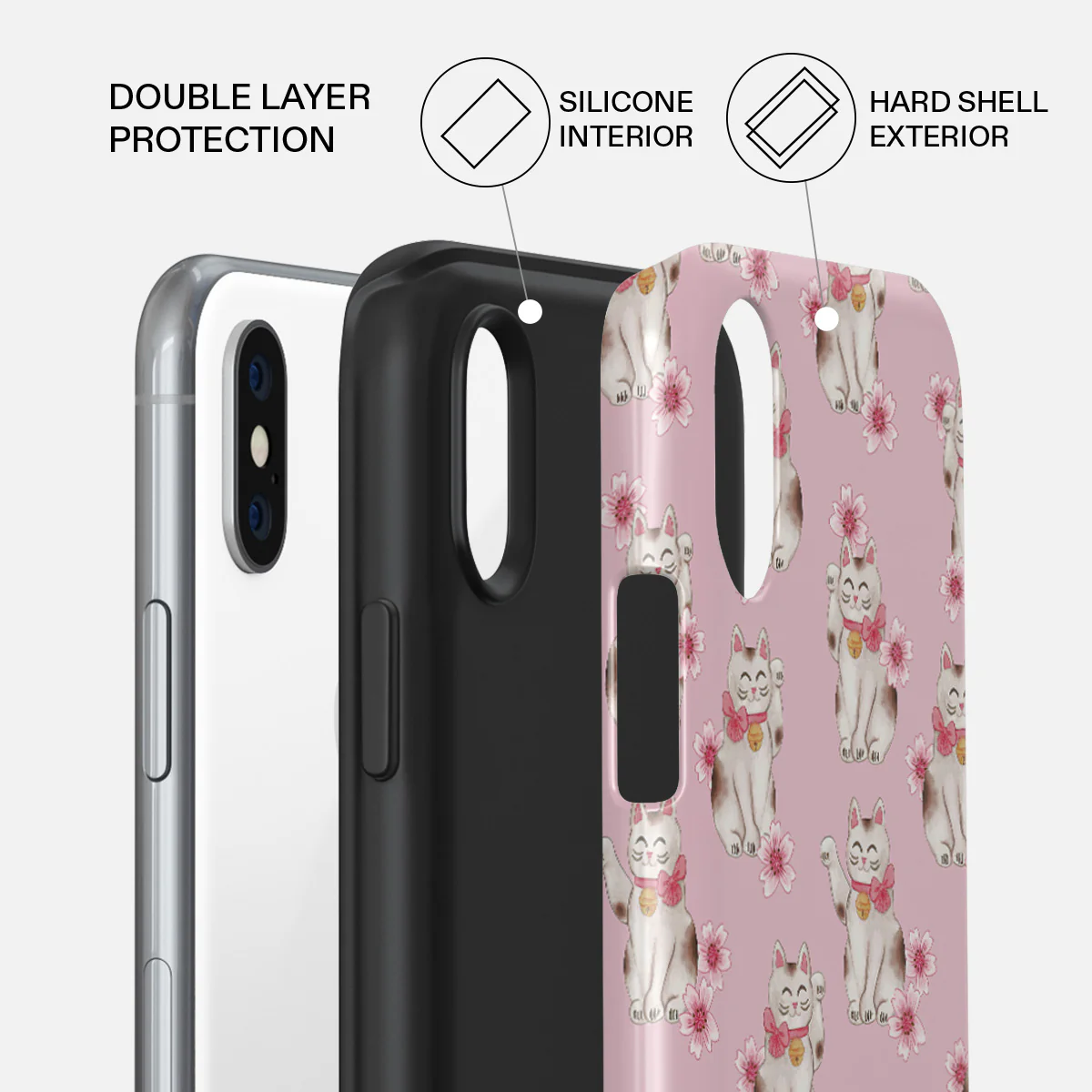 Maneki Neko - iPhone X / XS Case - Image 6