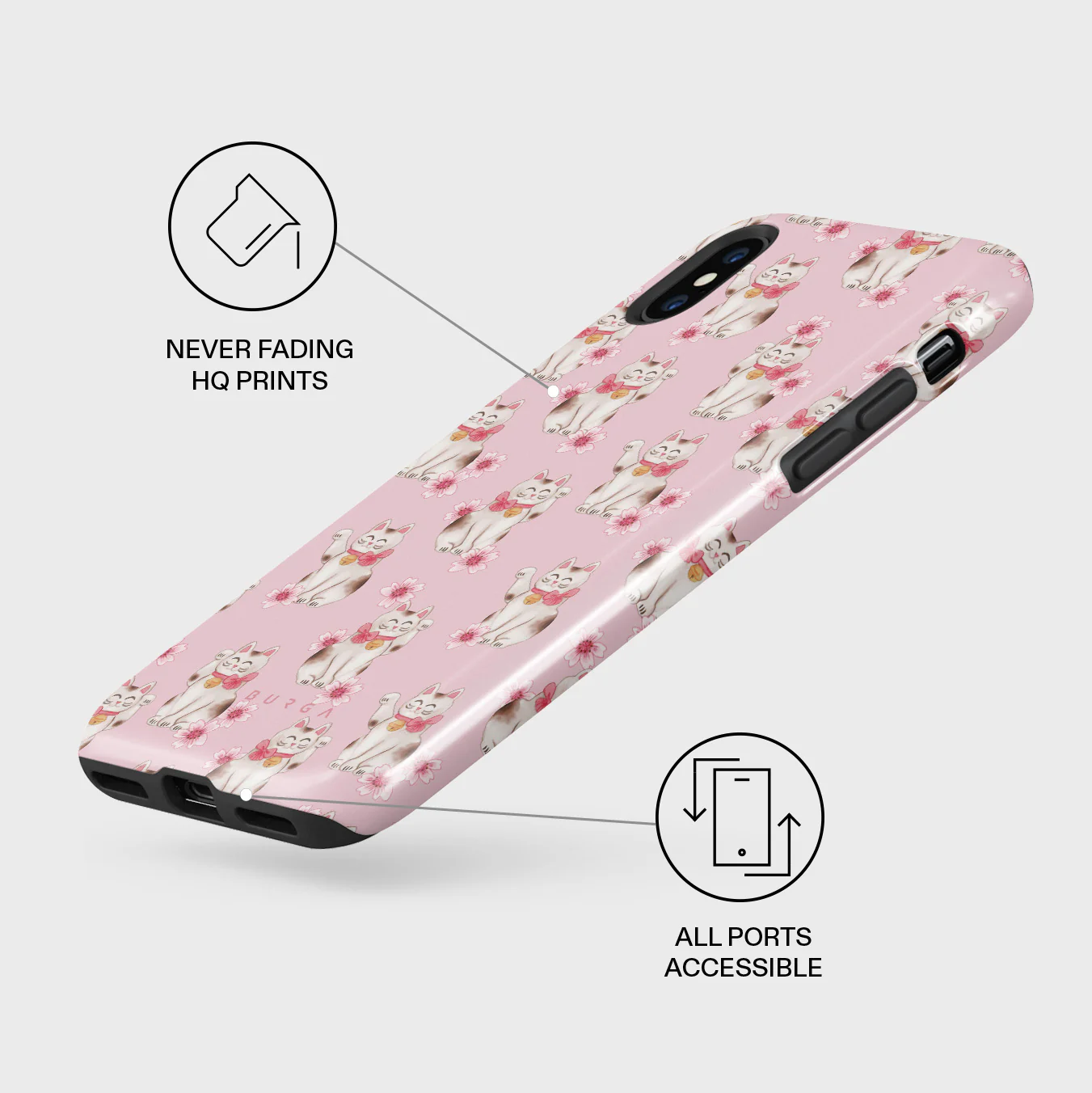 Maneki Neko - iPhone X / XS Case - Image 7