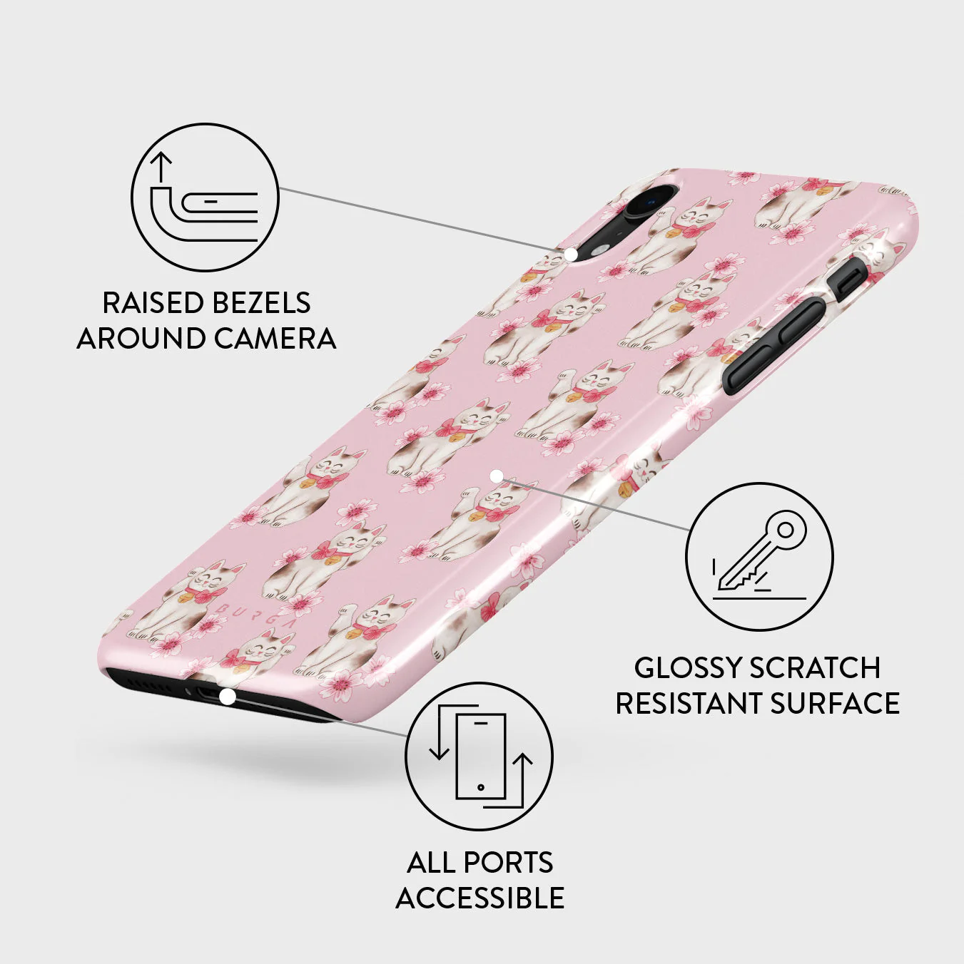 Maneki Neko - iPhone XR Case - Image 3