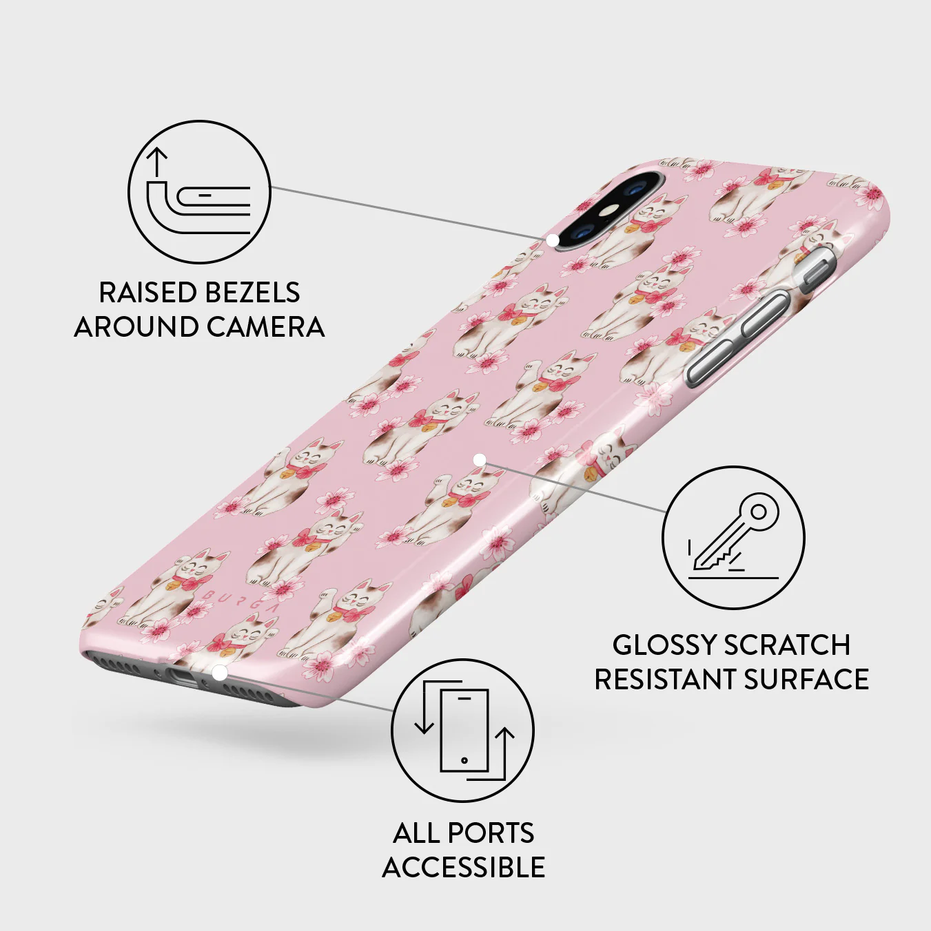 Maneki Neko - iPhone XS Max Case - Image 3