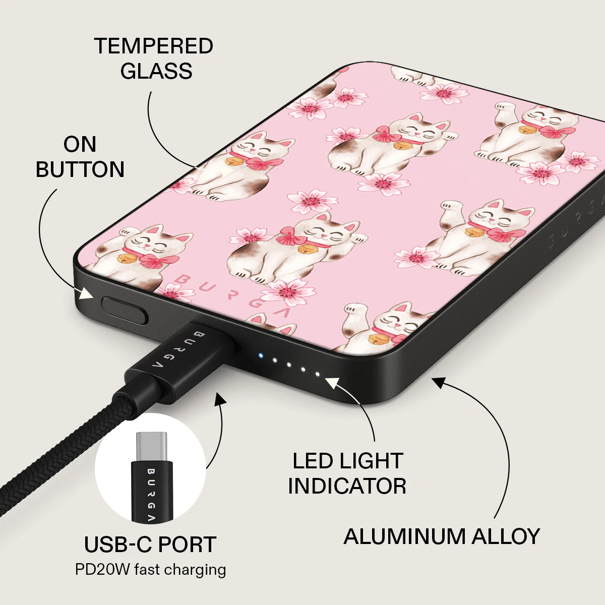 Maneki Neko - Magnetic Power Bank - Image 5