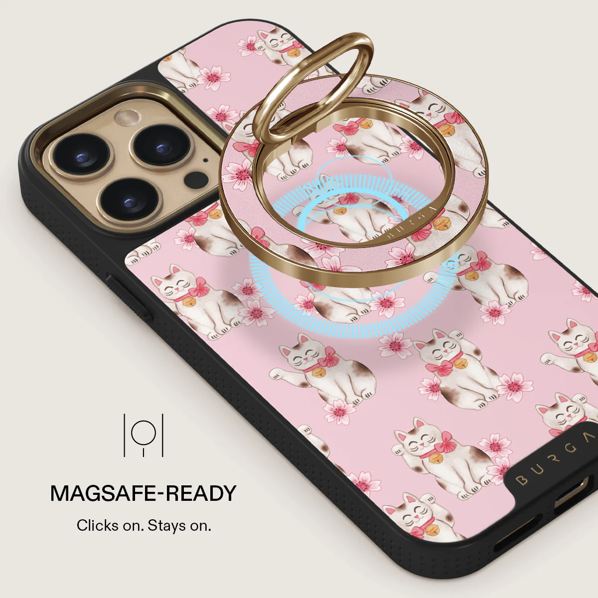 Maneki Neko - Magnetic Ring Holder - Image 8