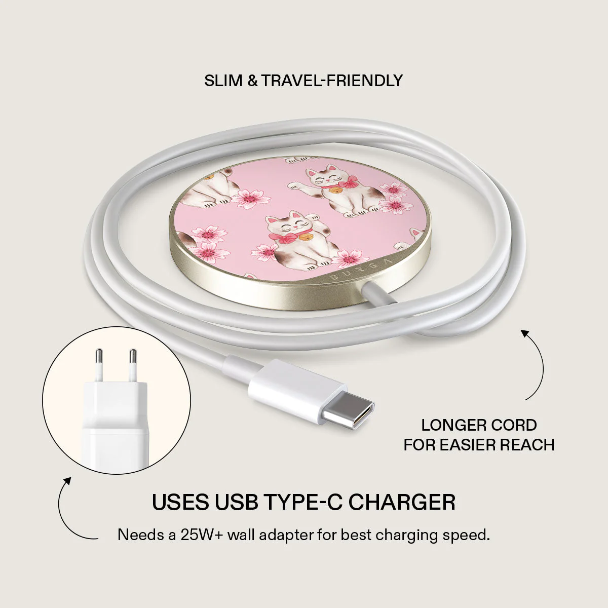 Maneki Neko - Magnetic Wireless Charger - Image 3