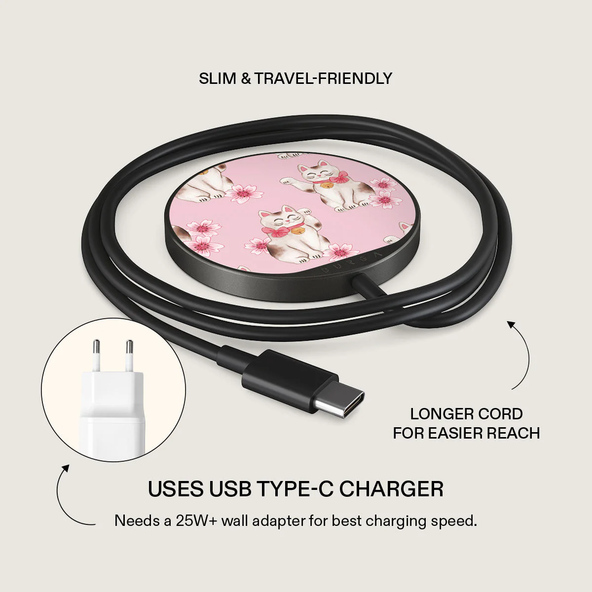 Maneki Neko - Magnetic Wireless Charger - Image 6