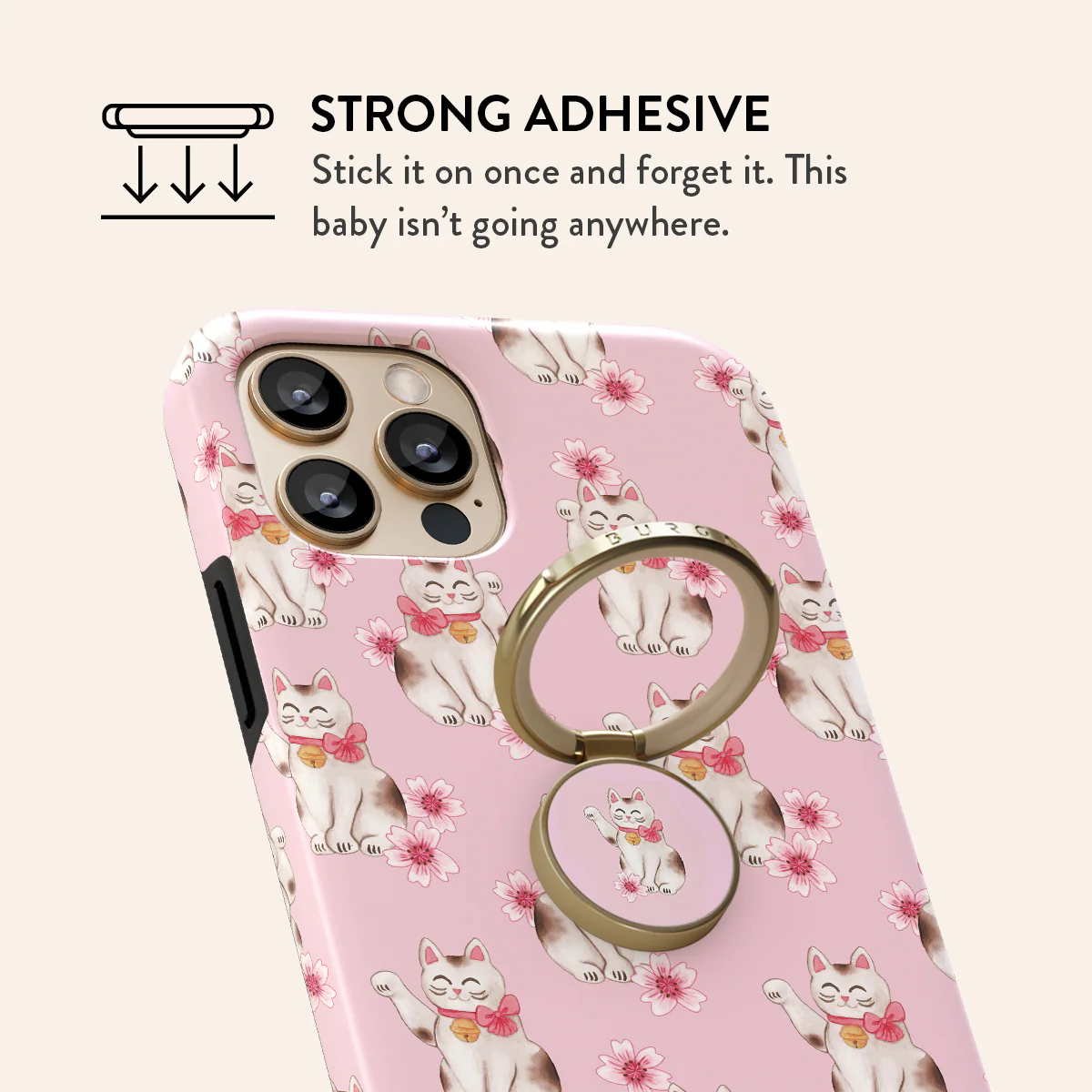Maneki Neko - Adhesive Ring Holder - Image 10